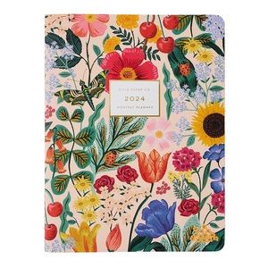 NWT Rifle Paper Co. 2024 12-Month Blossom Month-View Planner